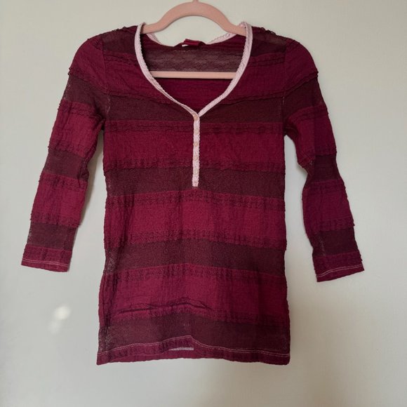 Burgundy Lace Henley ALT Katherine Pierce/Elena Gilbert - Picture 2 of 7